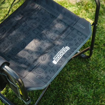 Premium All-Weather Stowaway Rocker - Folding Rocking Chair - Perfect for Tailgating Detail