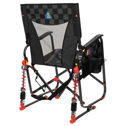 Premium All-Weather Adjustable Rocker - NASCAR - Outdoor Rocking Chairs with Dynamic Comfort Edge Detail