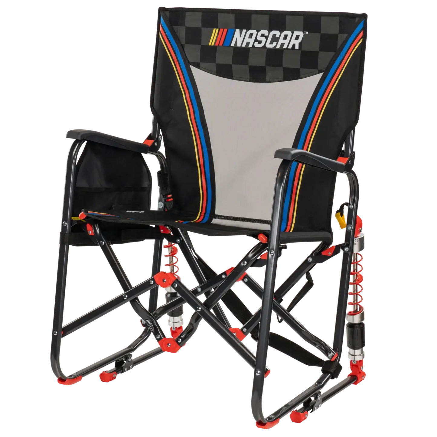 Premium All-Weather Adjustable Rocker - NASCAR - Outdoor Rocking Chairs with Dynamic Comfort Edge Detail