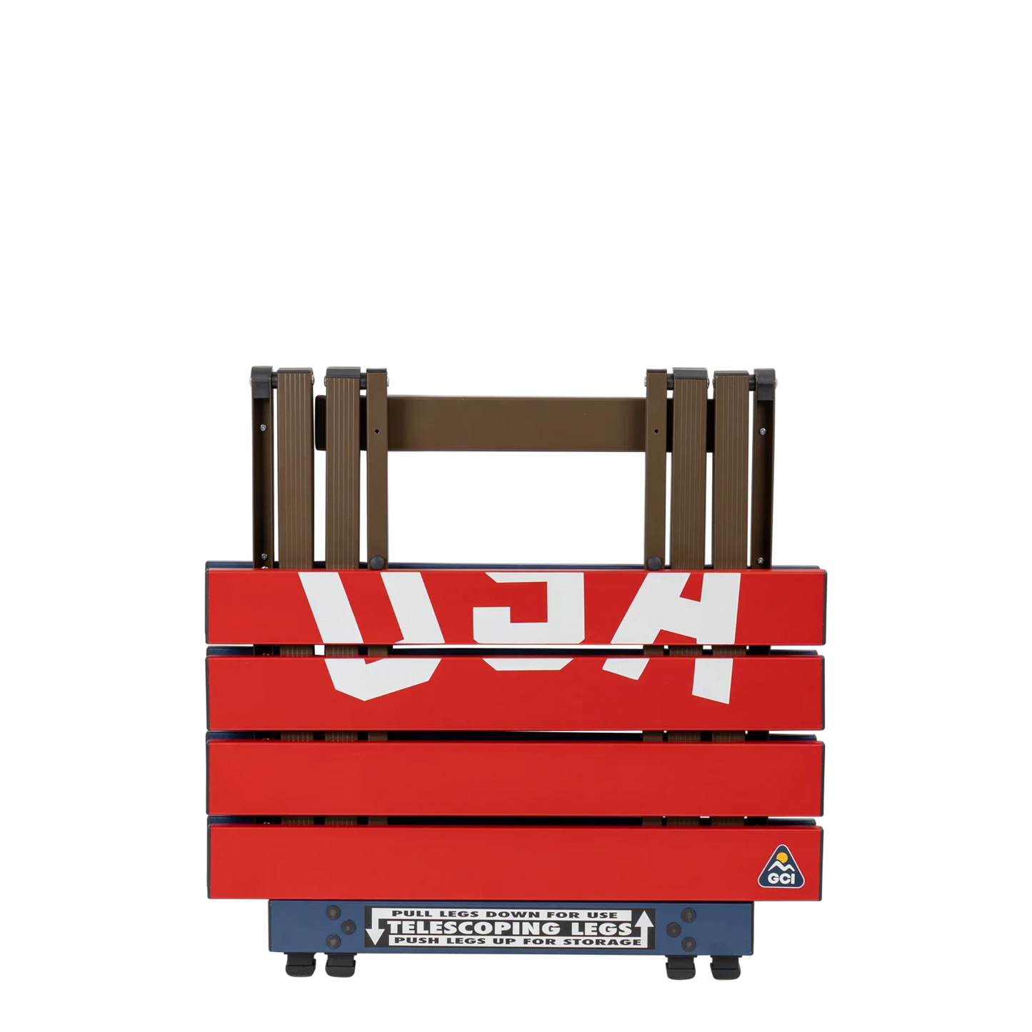 Portable Outdoor Compact Camp Table 20 - USA Anniversary Deluxe - Outdoor Cook Station for Tailgating & BBQ Detail