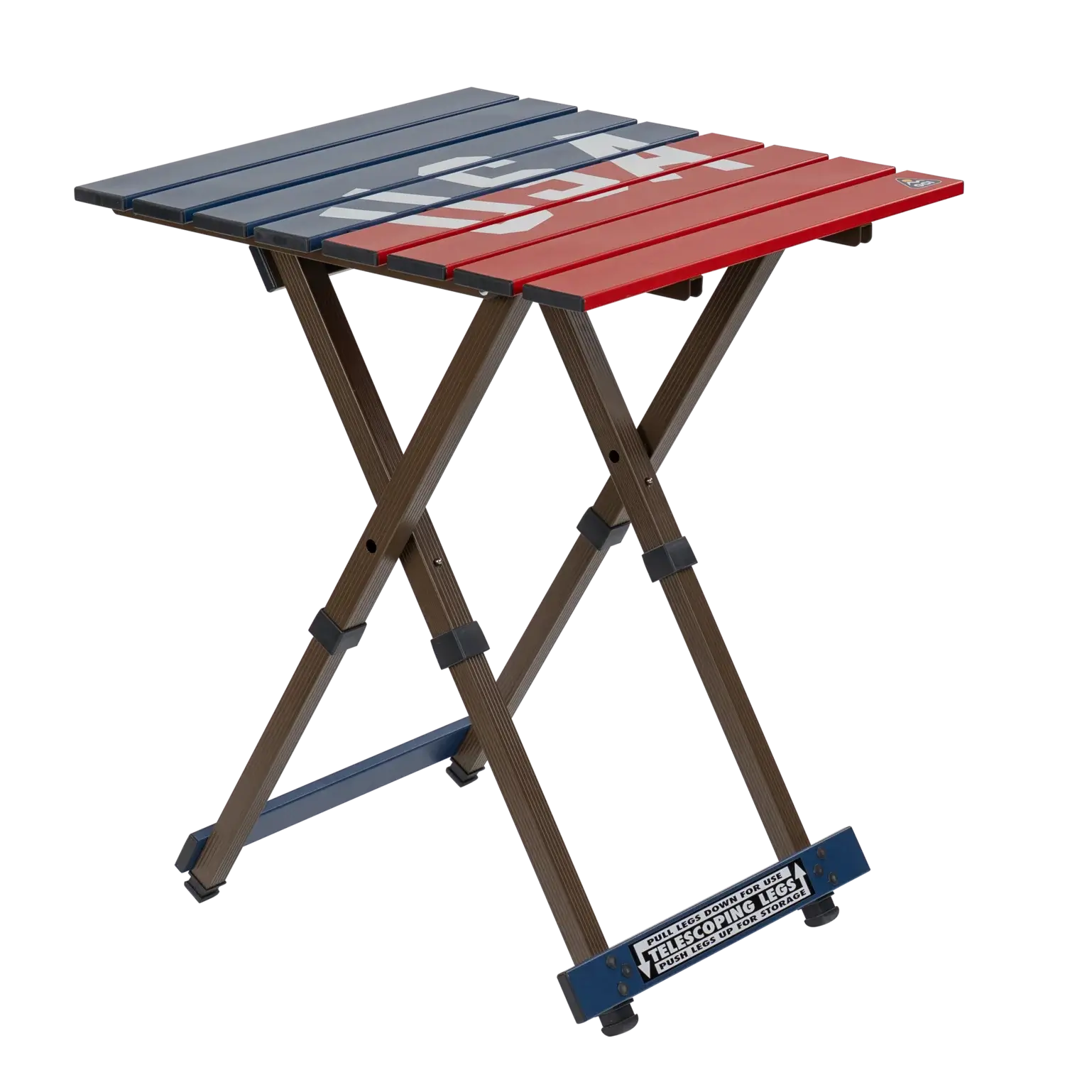 Portable Outdoor Compact Camp Table 20 - USA Anniversary Deluxe - Outdoor Cook Station for Tailgating & BBQ - Default Title