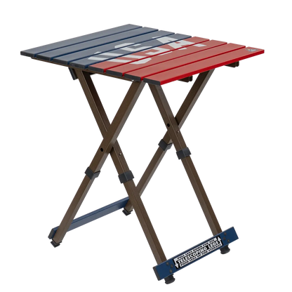 Portable Outdoor Compact Camp Table 20 - USA Anniversary Deluxe - Outdoor Cook Station for Tailgating & BBQ - Default Title