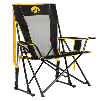 Ultra-Comfortable Comfort Pro Rocker - Iowa Hawkeyes - Camp Rocker Chair for Fishing & Beach Trips - Default Title
