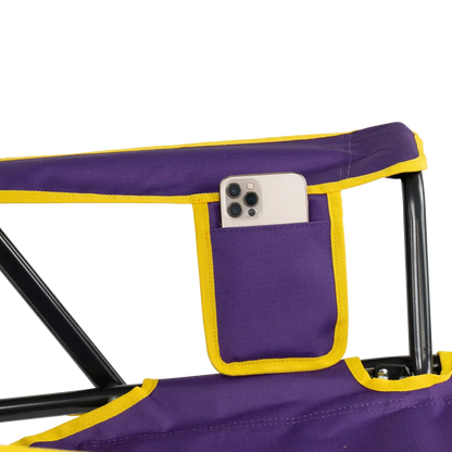 Premium All-Weather Comfort Pro Rocker - LSU Tigers - Folding Rocking Chair - Perfect for Tailgating Detail