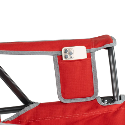 Ultra-Comfortable Comfort Pro Rocker - Ohio State Buckeyes - Folding Rocking Chair - Perfect for Tailgating Detail