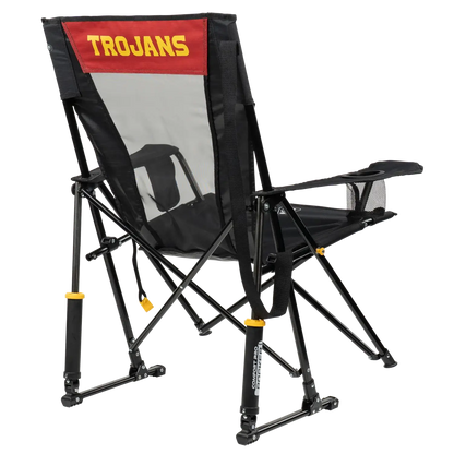 Heavy Duty Comfort Pro Rocker - USC Trojans - Camp Rocker Chair for Fishing & Beach Trips Detail
