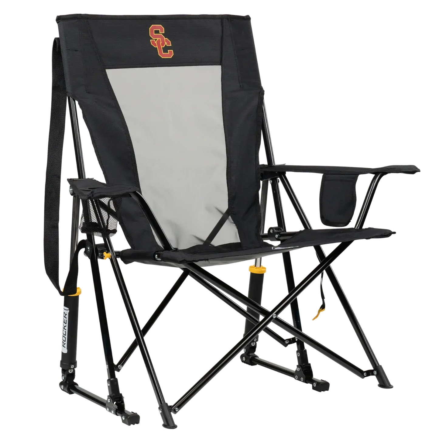 Heavy Duty Comfort Pro Rocker - USC Trojans - Camp Rocker Chair for Fishing & Beach Trips - Default Title