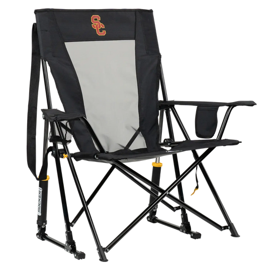 Heavy Duty Comfort Pro Rocker - USC Trojans - Camp Rocker Chair for Fishing & Beach Trips - Default Title