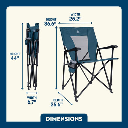 Ultra-Comfortable Eazy Chair - Rocker Chair for Camping & Lawns Detail