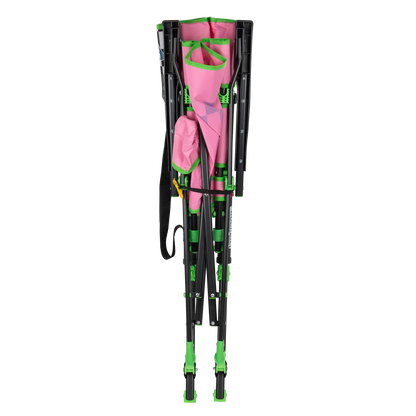 Heavy Duty NASCAR RoadTrip Rocker - Pink - Camp Rocker Chair for Fishing & Beach Trips Detail