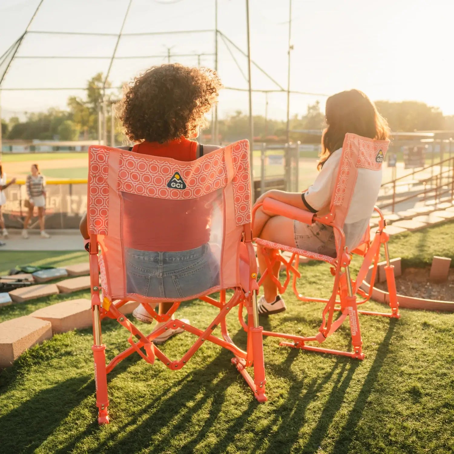 Premium All-Weather Stowaway Rocker - Folding Rocking Chair - Perfect for Tailgating Detail