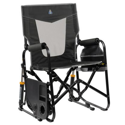 Ultra-Comfortable Stowaway Rocker with Side Table - Camp Rocker Chair for Fishing & Beach Trips Detail