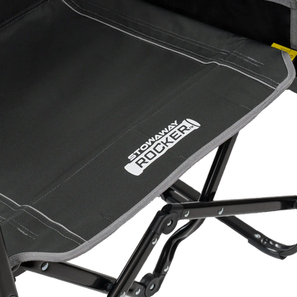 Ultra-Comfortable Stowaway Rocker with Side Table - Camp Rocker Chair for Fishing & Beach Trips Detail