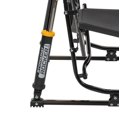 Ultra-Comfortable Stowaway Rocker with Side Table - Camp Rocker Chair for Fishing & Beach Trips Detail
