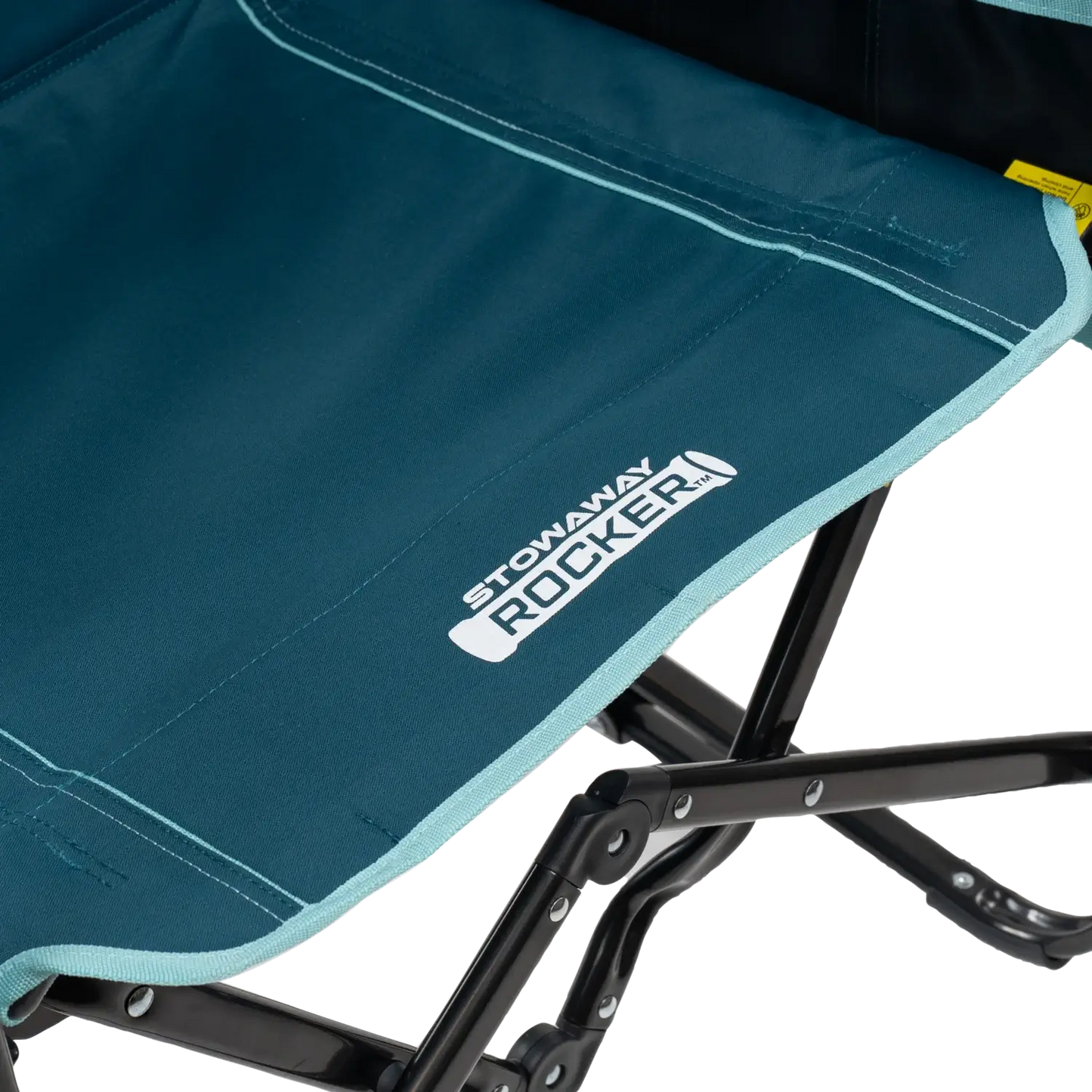 Ultra-Comfortable Stowaway Rocker with Side Table - Camp Rocker Chair for Fishing & Beach Trips Detail