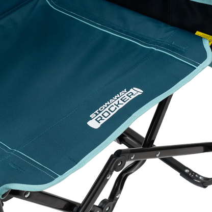 Ultra-Comfortable Stowaway Rocker with Side Table - Camp Rocker Chair for Fishing & Beach Trips Detail