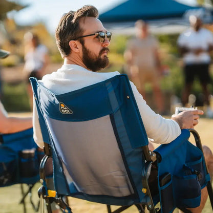 Premium All-Weather Stowaway Rocker - Folding Rocking Chair - Perfect for Tailgating Detail