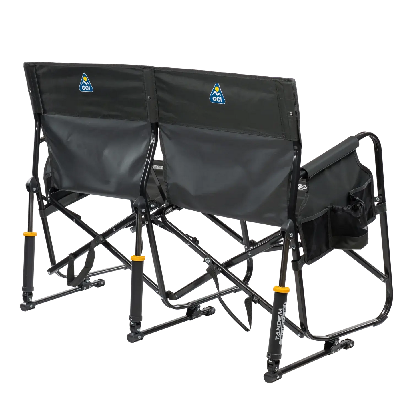 Ultra-Comfortable Tandem Rocker - Camp Rocker Chair for Fishing & Beach Trips Detail