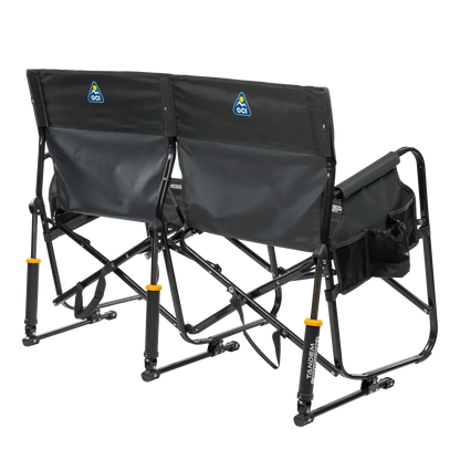 Ultra-Comfortable Tandem Rocker - Camp Rocker Chair for Fishing & Beach Trips Detail