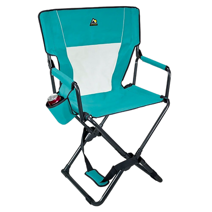 Ultra-Comfortable Xpress Director's Chair - Camp Rocker Chair for Fishing & Beach Trips - Saybrook Blue